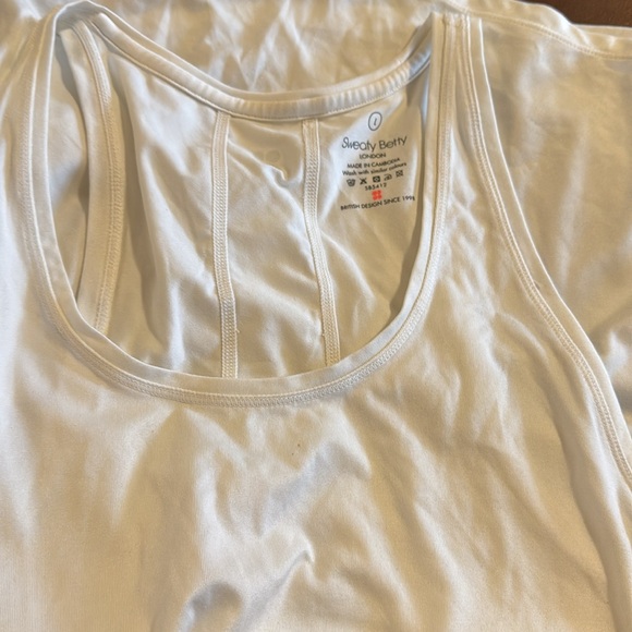 Bundle of Sweaty Betty Tank Tops- white L - Picture 2 of 3